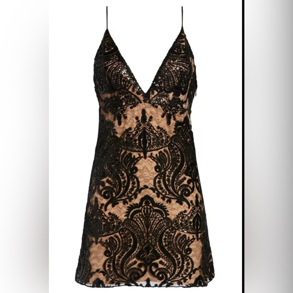 Free People Lace Coachella Mini Dress